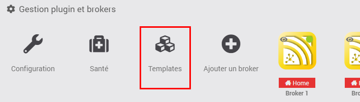 Gestion des templates